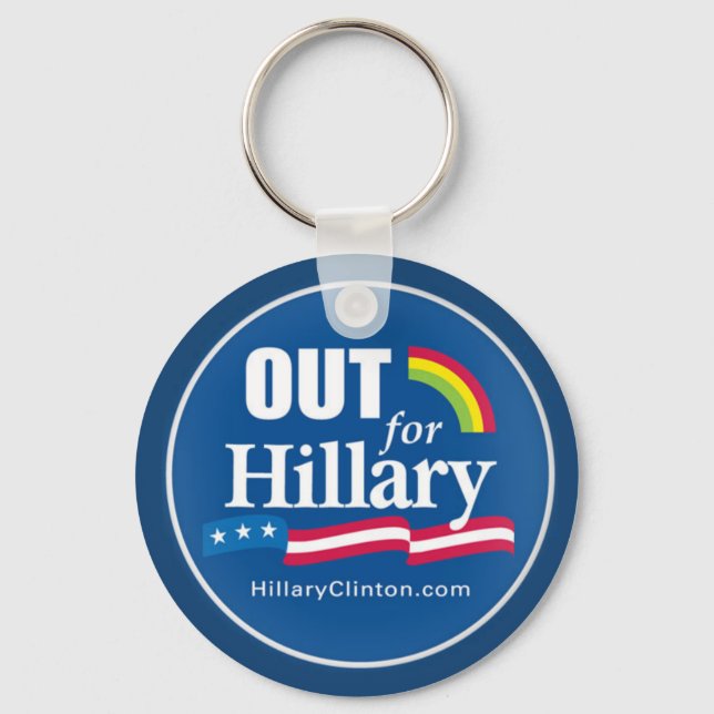 Clinton "OUT" Keychain (Front)