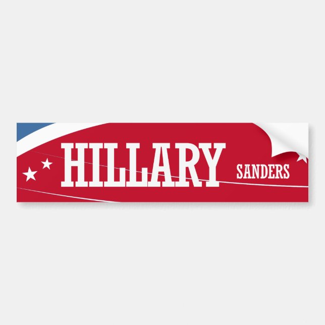 Clinton Sanders 2016 Bumper Sticker (Front)