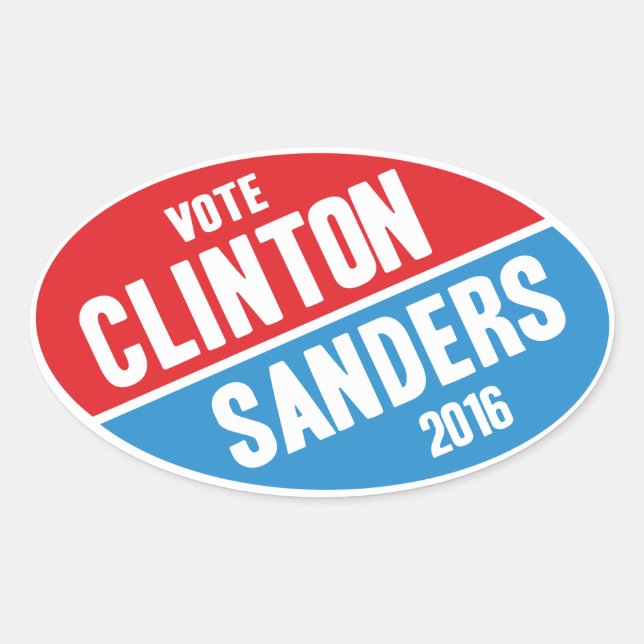 Clinton Sanders Bumper Sticker (Front)