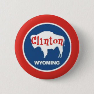 Clinton WYOMING Button