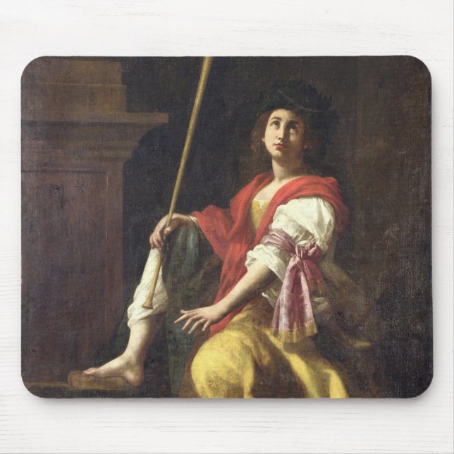 Clio, Muse of History, 1624 Mouse Pad (Front)