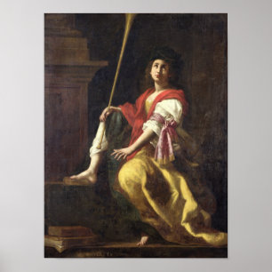 Clio, Muse of History, 1624 Poster