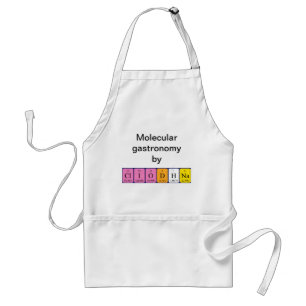 Cliodhna periodic table name apron