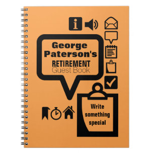 Clipart Choose Color2 Custom Retirement Guest Book