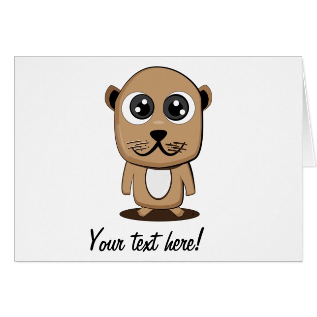 Clipart mignon de caractère (Devant horizontal)