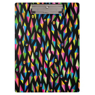 Clipboard/Bold Geometric with Skulls Clipboard