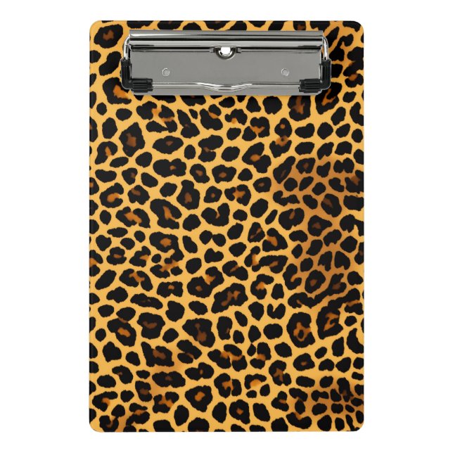 Clipboard – Cheetah Print, Easy & Fast Writing (Front)
