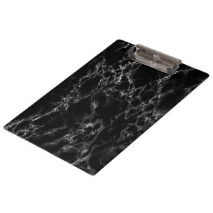 Clipboard Faux Black Marble