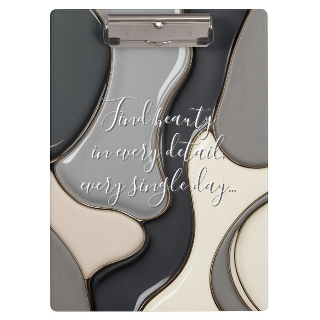 Clipboard in stylish graphic (Front)