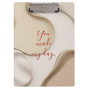 Clipboard in stylish graphic