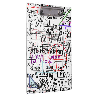 Clipboard maths patterned