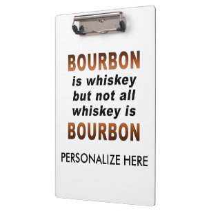 CLIPBOARD - Not All Whiskey Is BOURBON!