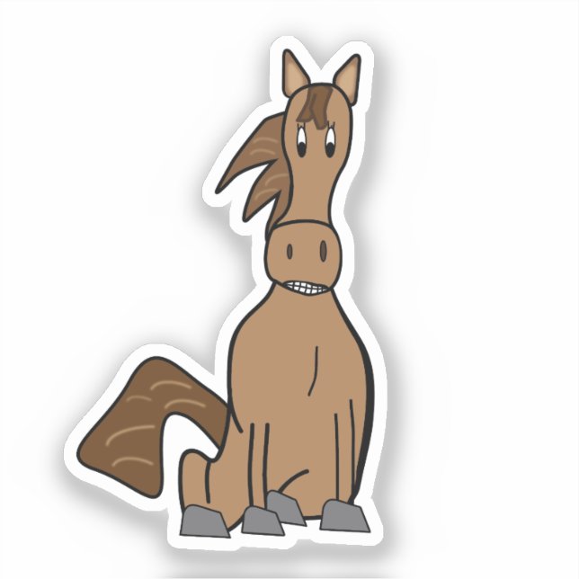 ClipClop Die cut sticker (Front)