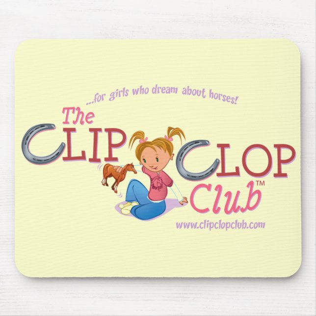 ClipClopClub Logo mousepad (Front)