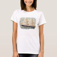Clipper Barque 'Clendovey' (oil on canvas)