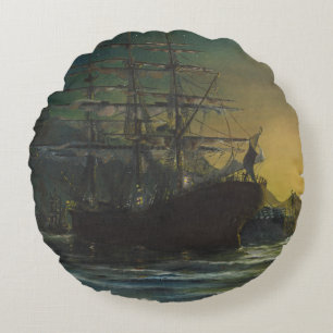 Clipper Round Pillow
