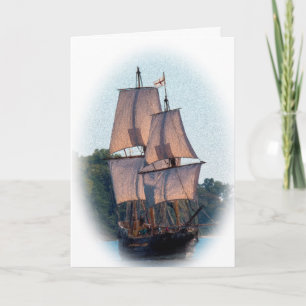 Clipper Ship Birthday Card