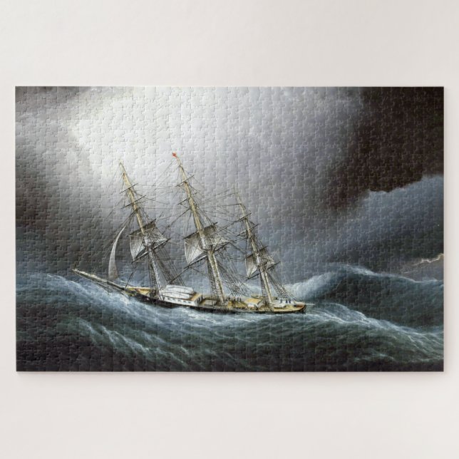 Clipper Ship Cape Horn James Edward Buttersworth Jigsaw Puzzle (Horizontal)