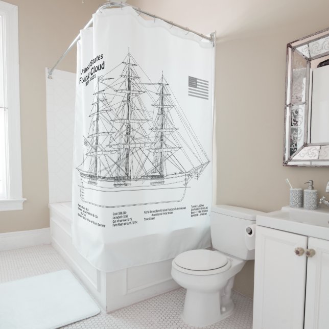Clipper Ship Flying Cloud - Ship Blueprint BD (In Situ)