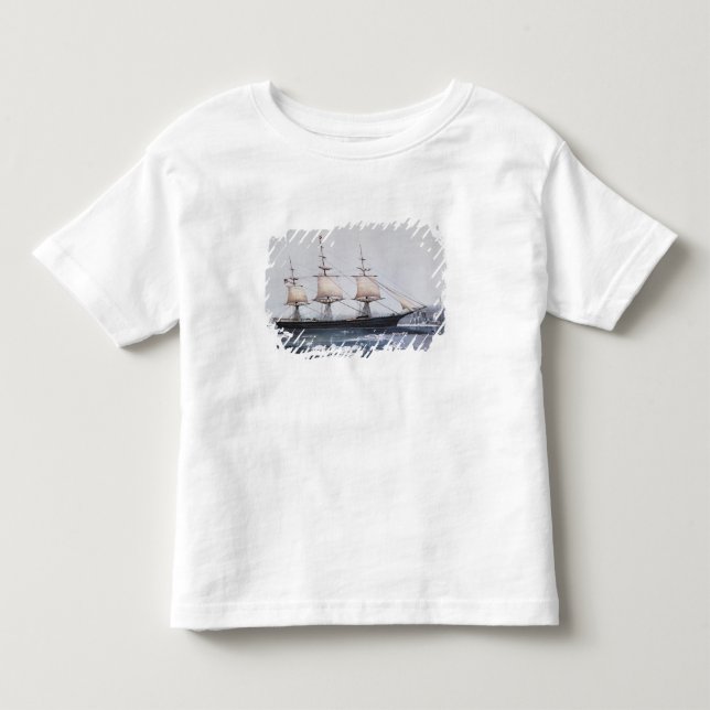 Clipper Ship "Red Jacket" Toddler T-shirt (Front)