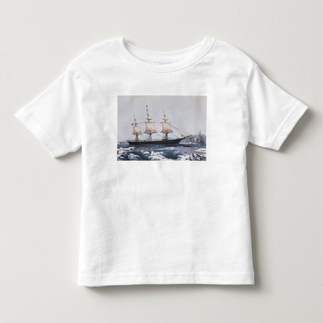 Clipper Ship "Red Jacket" Toddler T-shirt (Front)