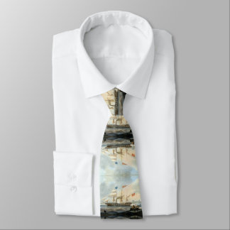 Clipper Ship the Marshall 1847 Tie