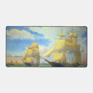 Clipper Ships Fitz Henry Lane 1853 Desk Mat