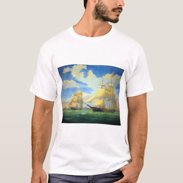 Clipper Ships Fitz Henry Lane 1853 T-Shirt (Front)