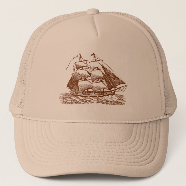 Clipper - Walnut Trucker Hat (Front)