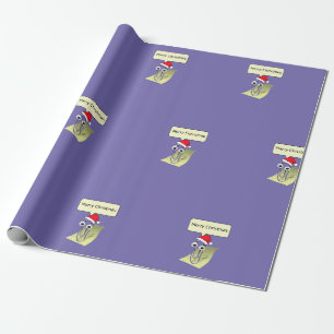 Clippy wishes you a Merry Christmas Wrapping Paper