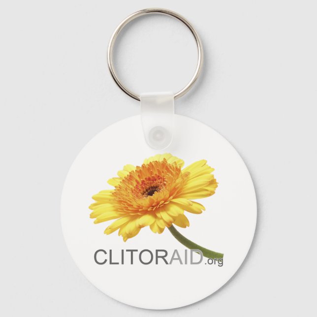 Clitoraid.org Keychain (Front)