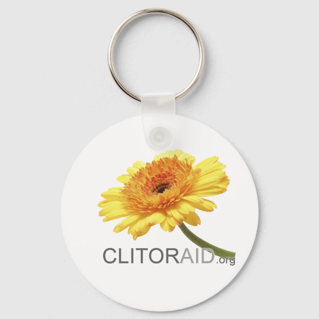 Clitoraid.org Keychain (Front)