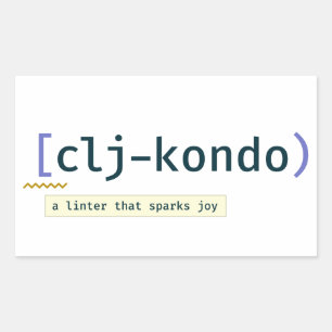 Clj-kondo autocollant