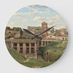 Cloaca Maxima, Rome by Christoffer Eckersberg Large Clock