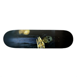 Cloaked Skeleton Skateboard