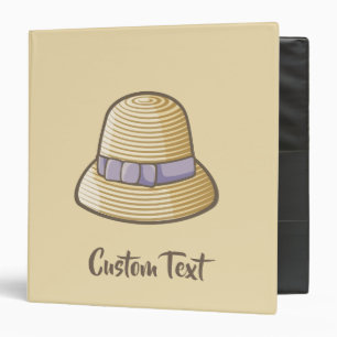 Cloche Hat Beige Binder