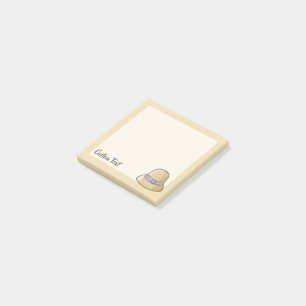 Cloche Hat Beige Post-it Notes