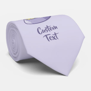 Cloche Hat Lilac Tie