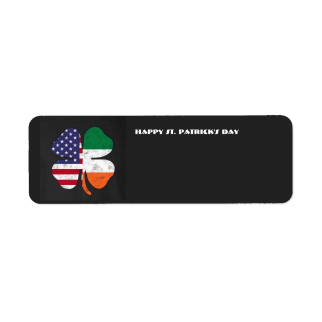 Clocher du drapeau irlandais et américain (Devant)