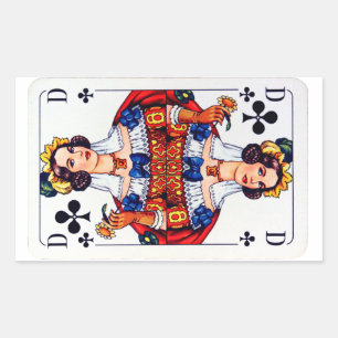 Clochers Queen Jouer Cartes Stickers
