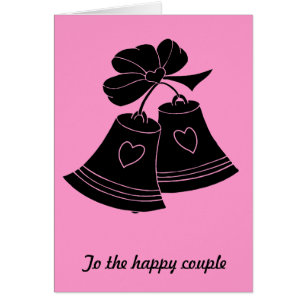 Cloches de mariage, fuschia