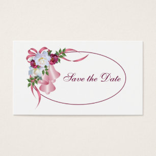 Cloches Mariages roses - Enregistrer la date