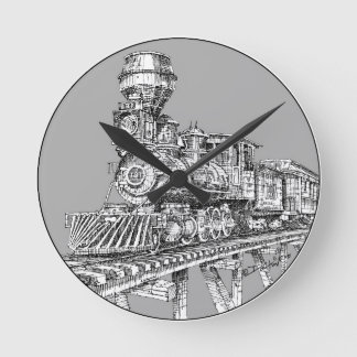 Clock: 1880 Baldwin Round Clock