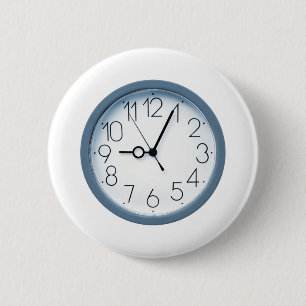 Clock 2 Inch Round Button