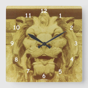 Clock - Architectural Lion
