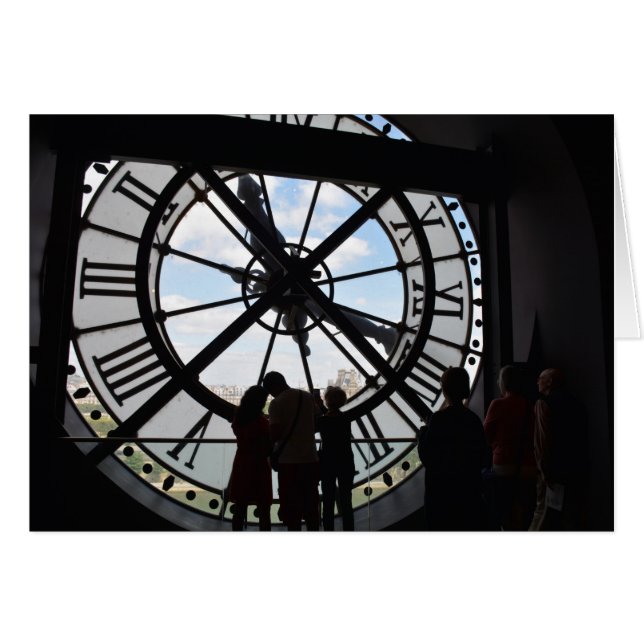 Clock at D'Orsay Museum - Paris, France (Front Horizontal)