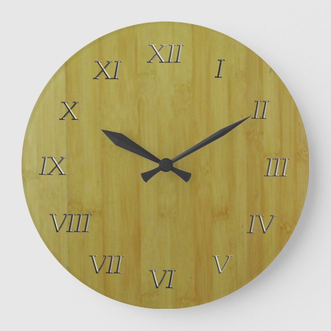 Clock - Bamboo (Front)