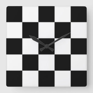 Clock black and white