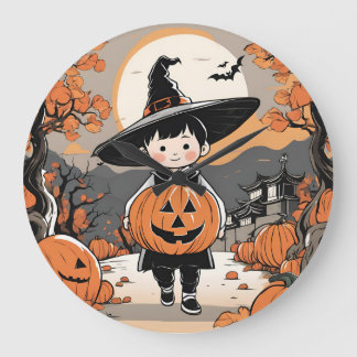 clock boy halloween theme