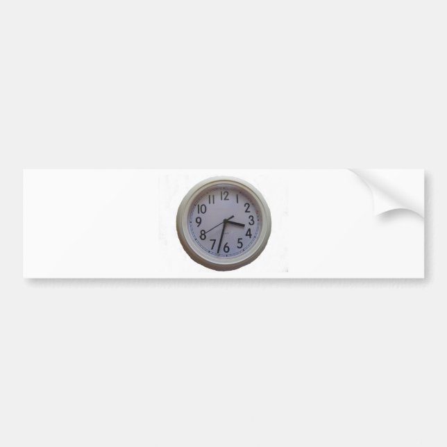 Clock Bumper Sticker (Front)